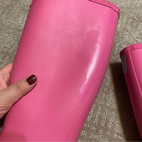 {Hunter} Original Short Rain Boots | Matte Pink ~ Size 5 - Picture 14 of 16